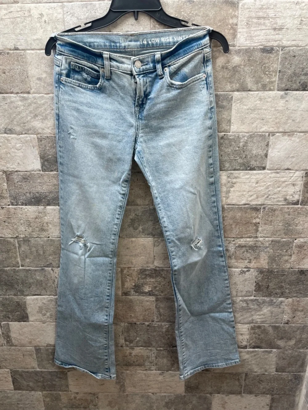 ❤️ GAP TEEN LOW RISE VINTAGE BOOT DENIM JEANS SIZE 14